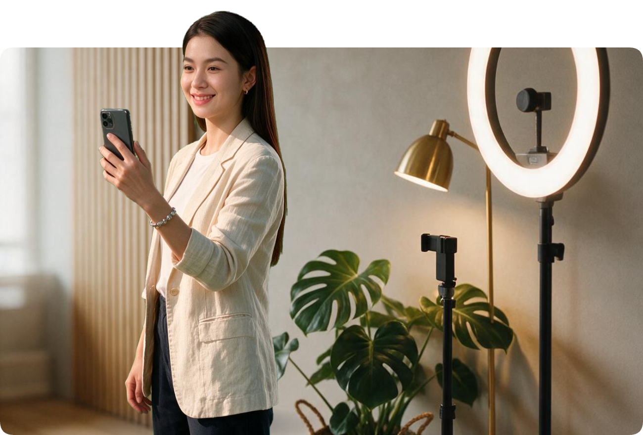 Chuyên viên OneHub dựng nội dung cho sàn